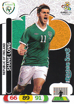 Shane Long Republic of Ireland Panini UEFA EURO 2012 Rising Star #187
